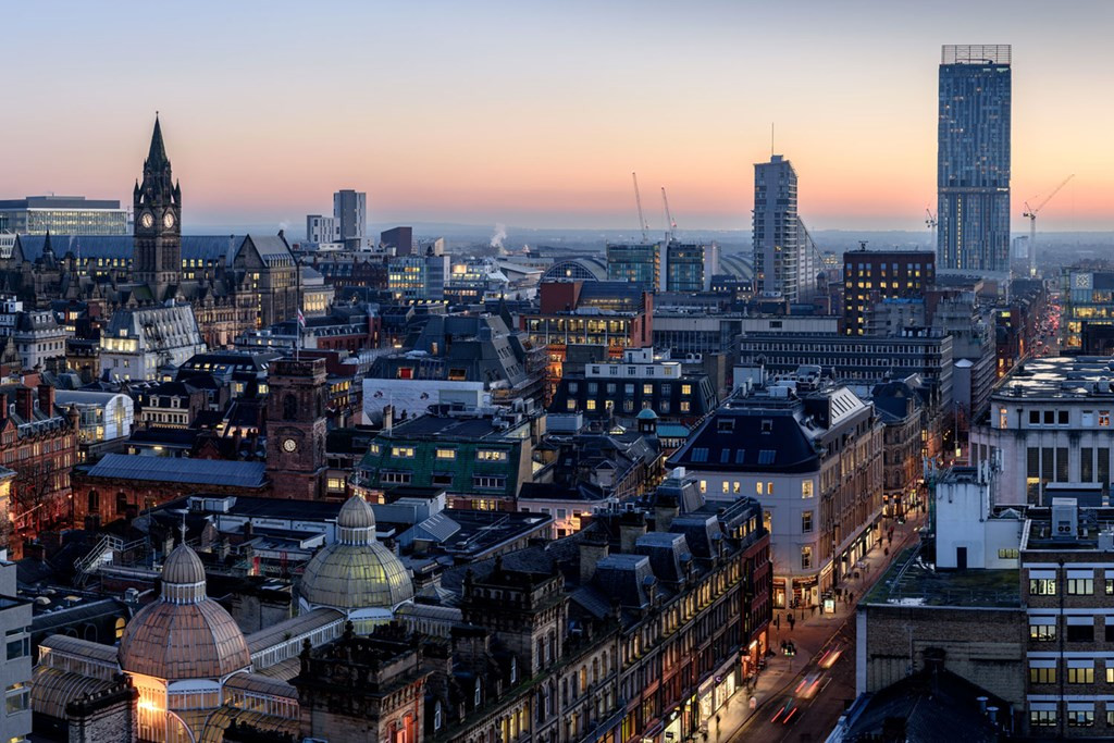 Manchester city centre tops table for jobs and population growth