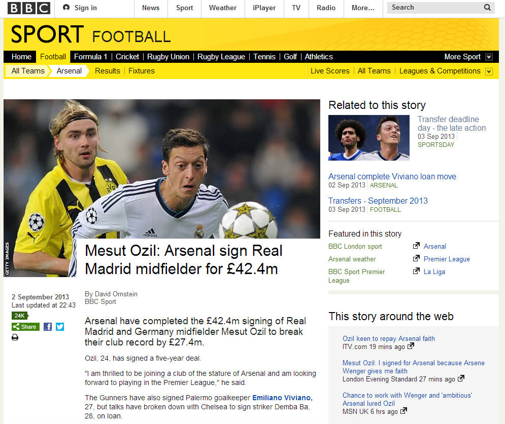 Deadline Day Brings Record Traffic To Bbc Sport Website Prolific North