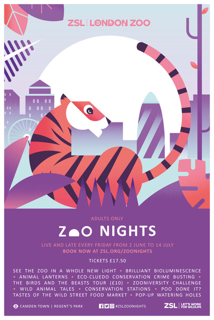 ZSLLondonZoo_QU019_Zoo-Night_Onsite-PostersTiger_V2_0