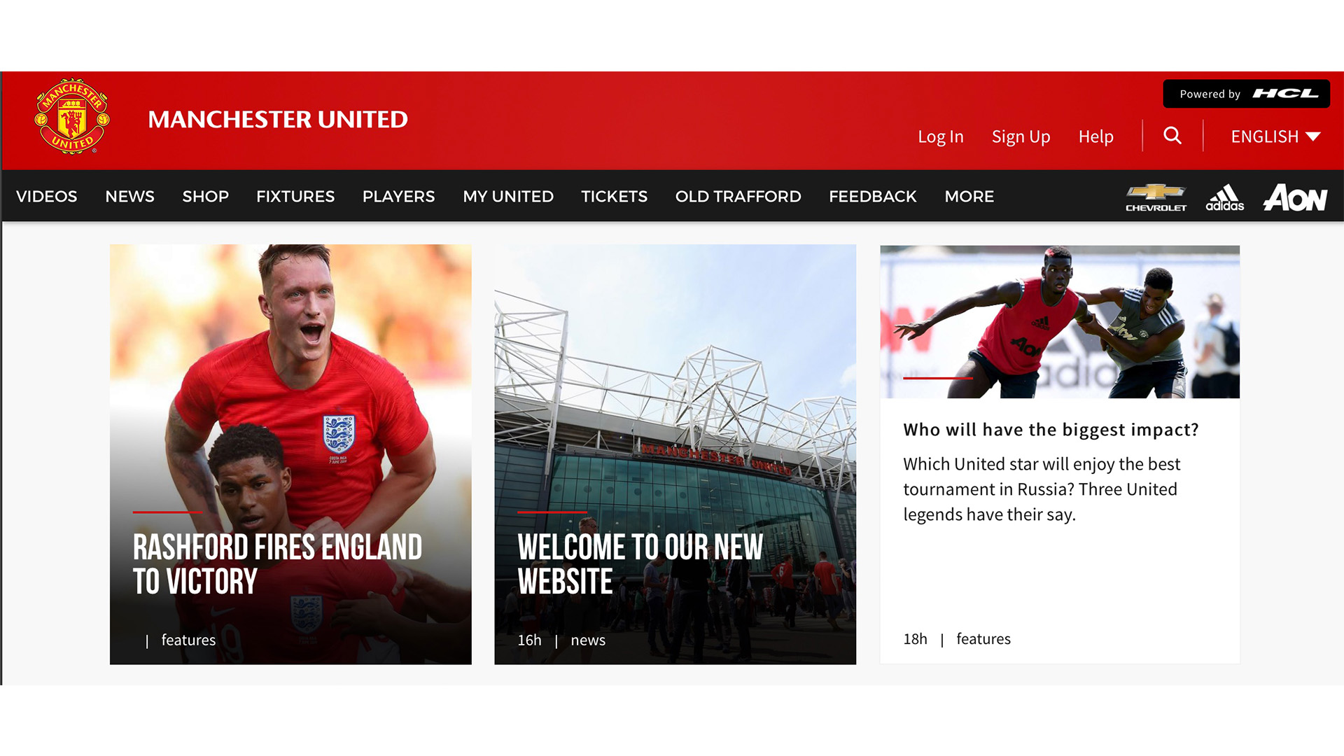 Official Manchester United Website