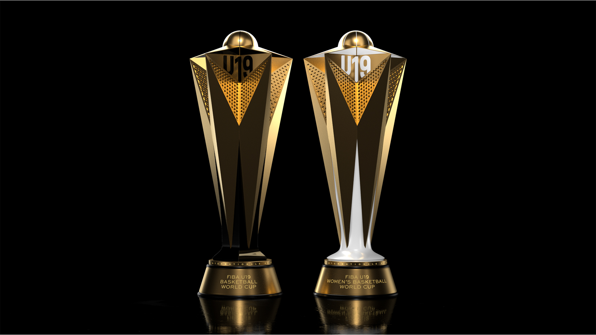 Works designs International Basketball trophies - Prolific North