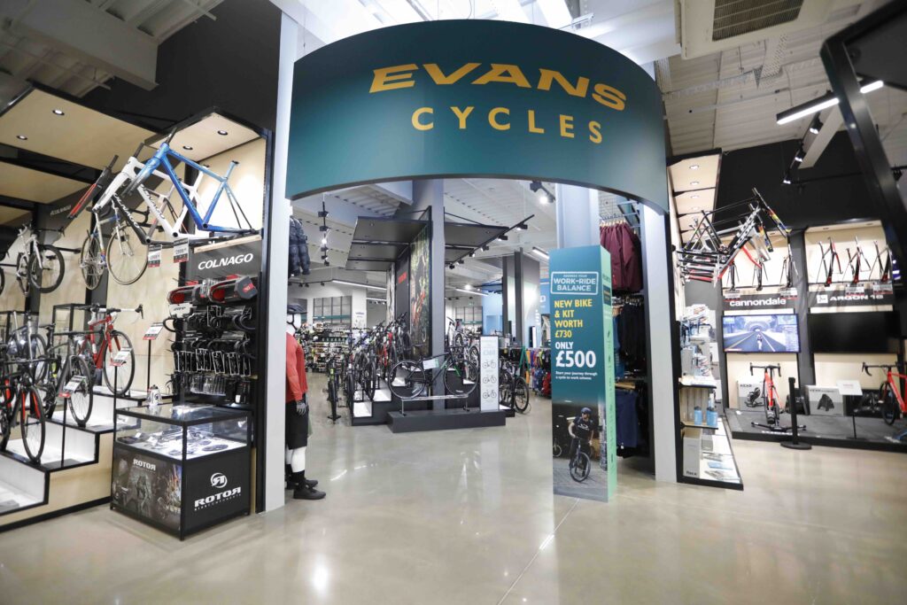 Evans cycles offers cheap