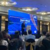 o Ahmed delivering the Manchester comes to Mumbai introduction