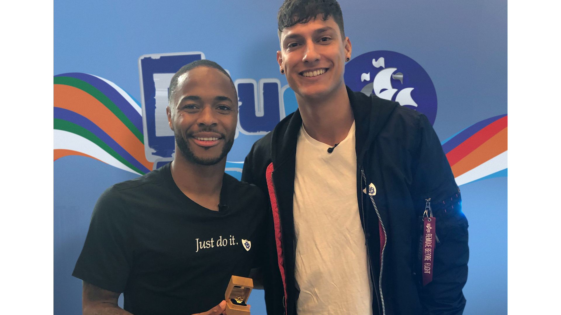 Raheem Sterling awarded Gold Blue Peter badge Prolific North