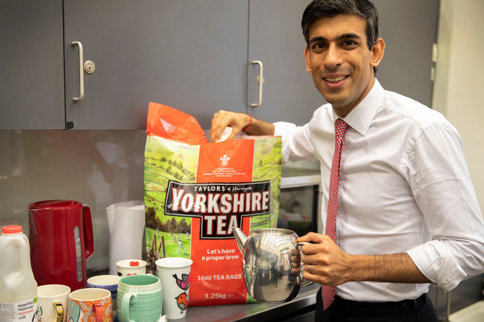 Yorkshire Tea "shocked" by backlash after Chancellor makes a cuppa with