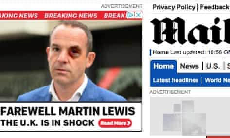 Martin Lewis fake ad