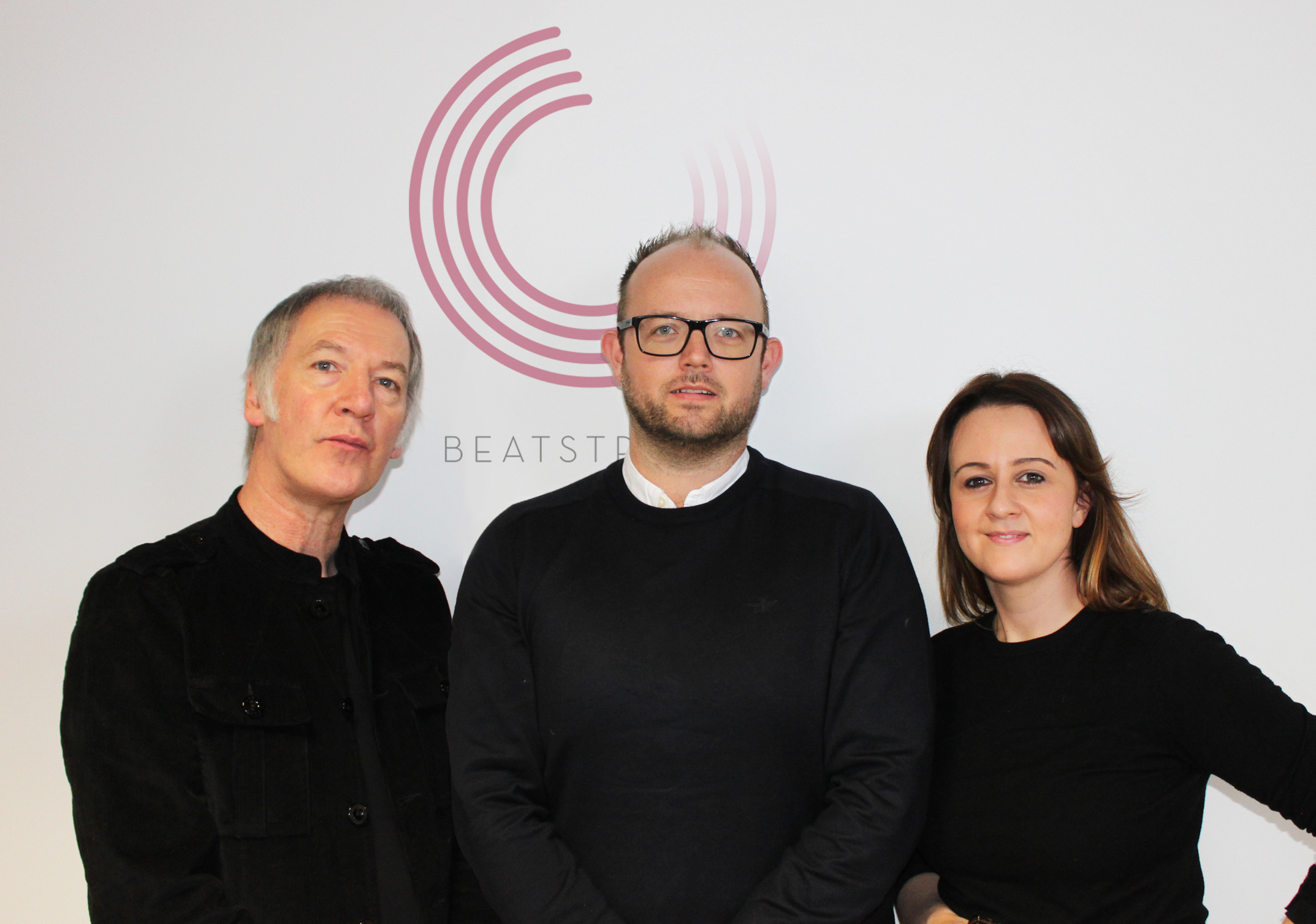 Clint Boon with the Beatstream founders