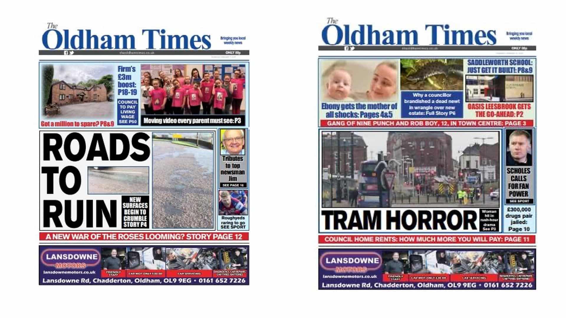 The Oldham Times goes daily Prolific North