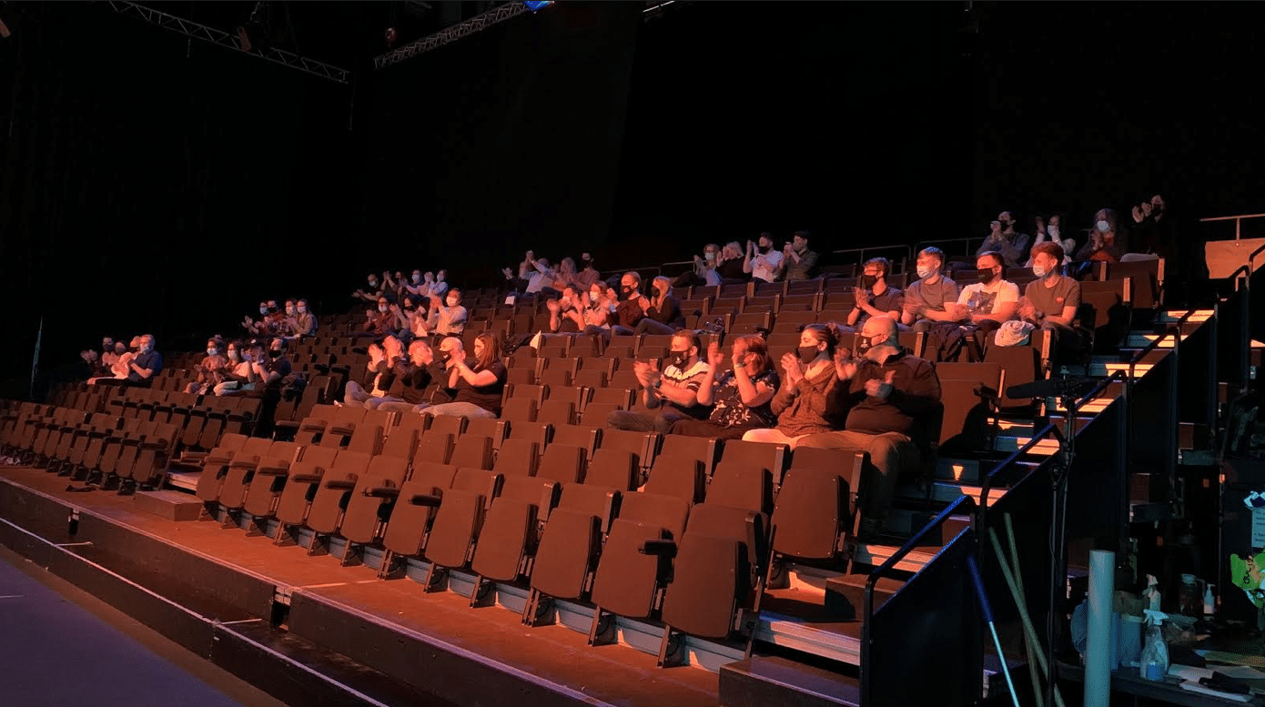 The audience at dock10