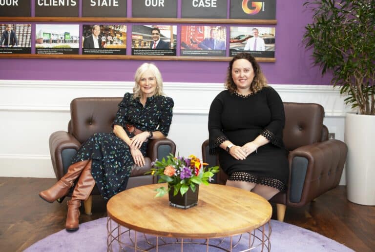 Helen Oldham (left) and Gordons' Amy Pierechod