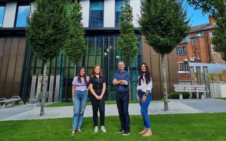 Pictured left to right: Megan Johnson, Anna Goldson, Robert Harwood, Amy Dell.