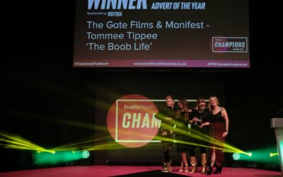 Manifest & The Gate Films winning Ad of the Year at the Champions Awards