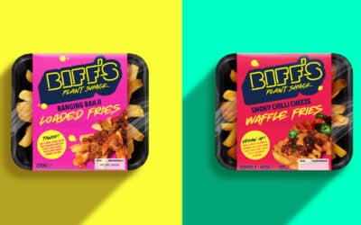 Biffs vegan food - Brandon design