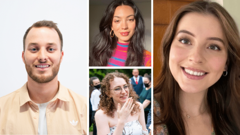 Harry Milton, Aliai Canetti, Chloe Chapman and Eilis Buggy (clockwise from left)