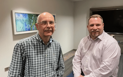 l-r: Plexus co-founder Ian Murray and recently appointed commercial manager Kevin Belben, Plexus