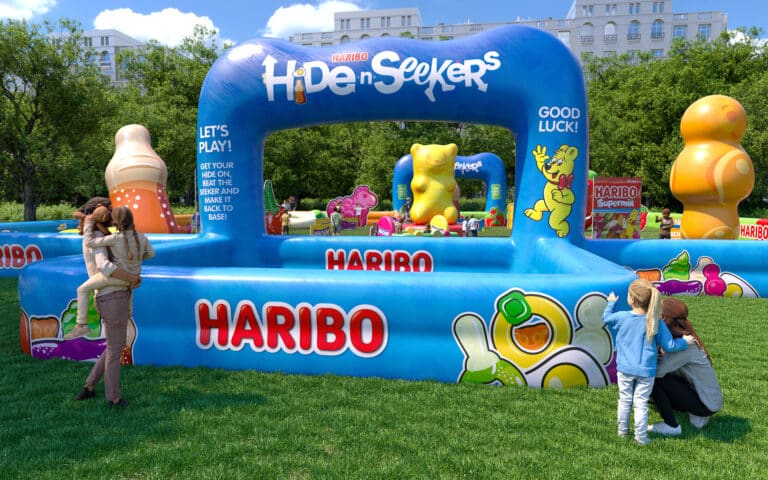 Haribo's giant inflatable arena