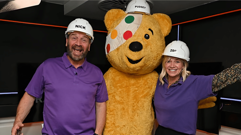 Nick Knowles, Pudsey and Zoe Ball are headed to Leeds