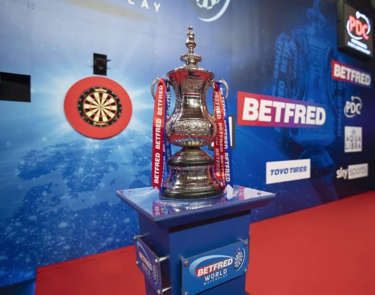 The PDC Matchplay trophy