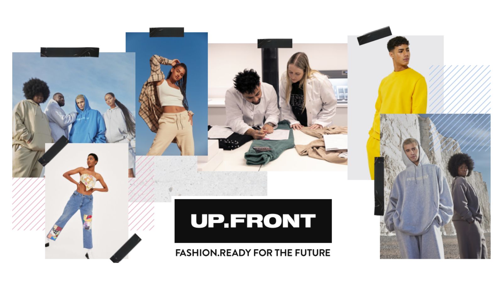 Boohoo's Up.Front, Fashion Ready for the Future strategy.