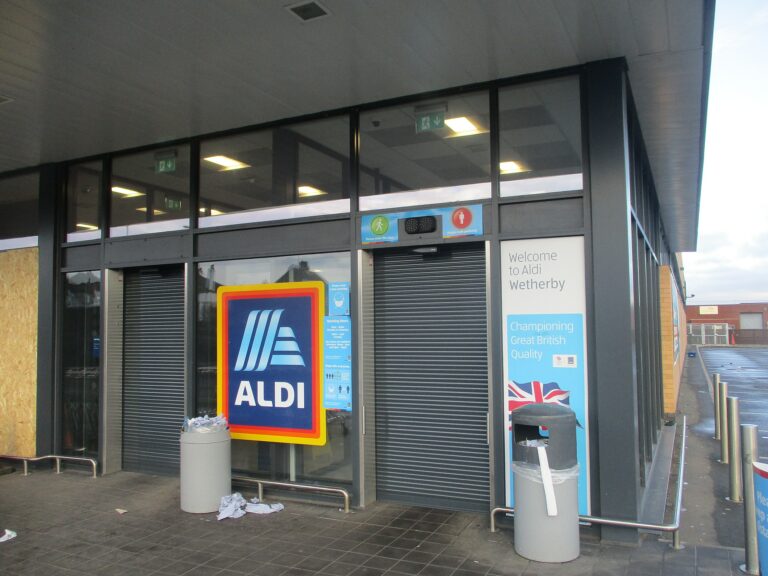 Aldi in Wetherby, Yorkshire, M Taylor/Creative Commons