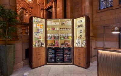 The lobby at Manchester's Kimpton Clocktower