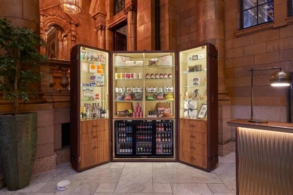 The lobby at Manchester's Kimpton Clocktower