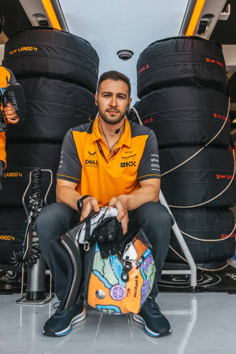 Tyring work - F1 coach Michael Italiano