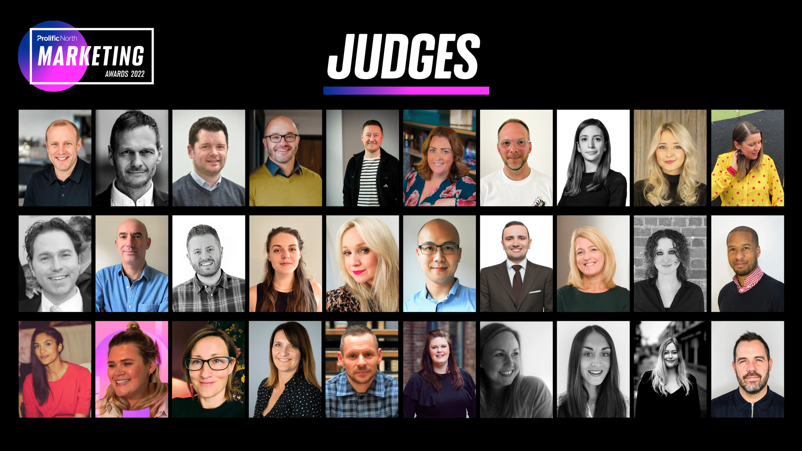 Prolific North Marketing Awards 2022 judges