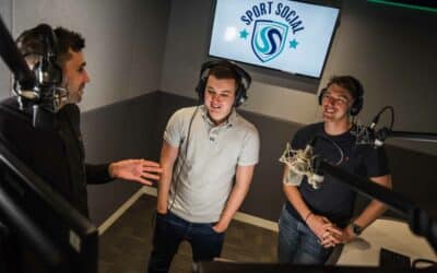 The Sports Social team in the studio