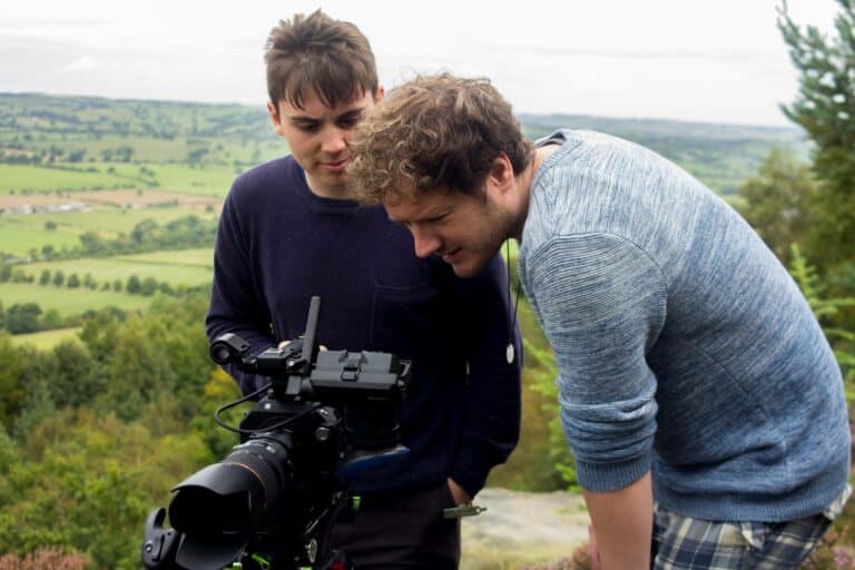 Scott Bradley on set