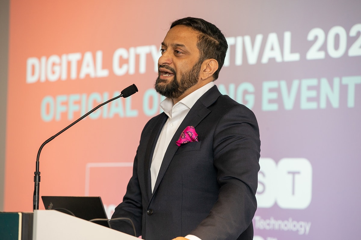 Mo Isap at Digital City Festival 2022's launch