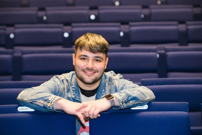 Tony Warren Bursary winner Johnathan Georgiou