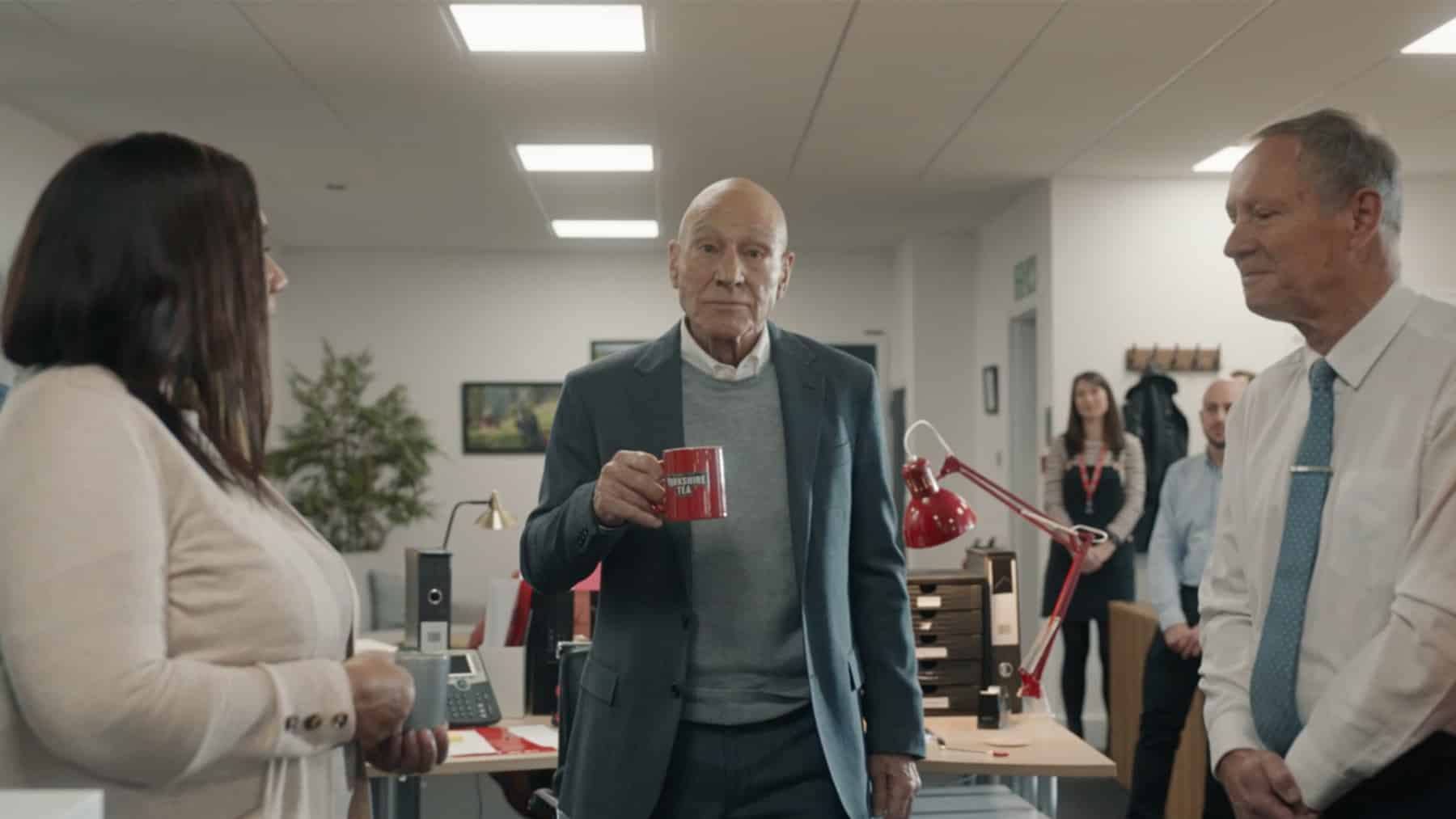 Sir Patrick Stewart and Yorkshire Tea.