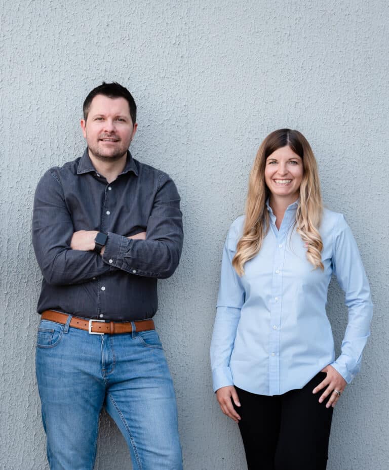 Vivify CEO Russell Teale, and Alaine Swis, marketing director