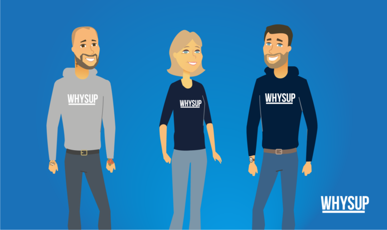 The animated WHYSUP team