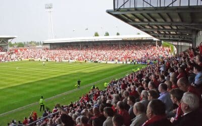 Wrexham AFC's Racecourse Ground, Mark Banes/Creative Commons