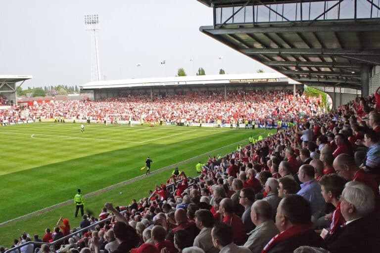 Wrexham AFC's Racecourse Ground, Mark Banes/Creative Commons