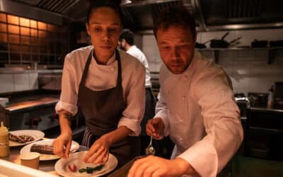 Vinette Robinson (Carly) and Stephen Graham (Andy)