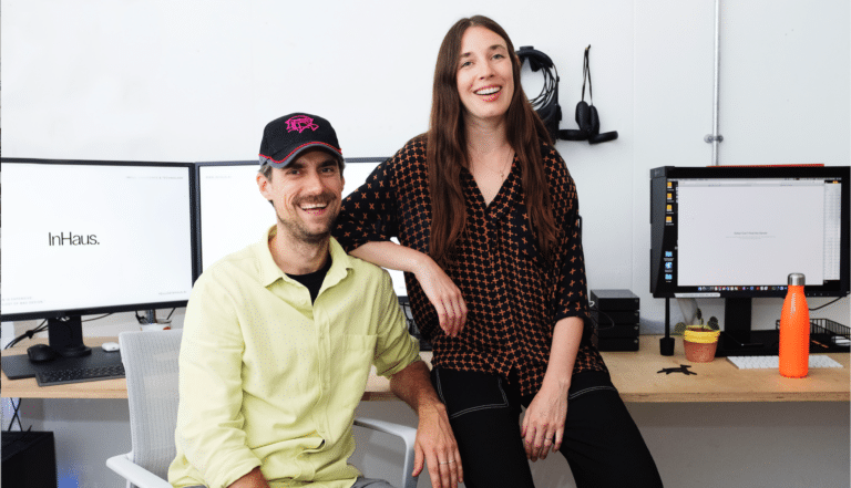 InHaus founders Sumner, right, and Janz