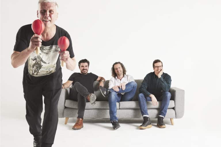 The Meanwhile team. And Bez.