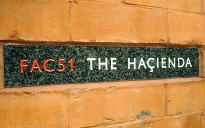 The Hacienda sign, Ben Kelly Design