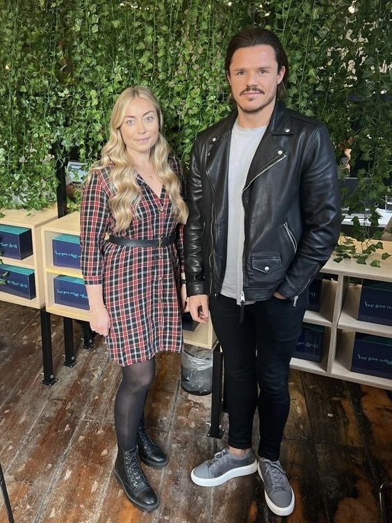 Hannah Matthewman and Embryo CEO Ross Green