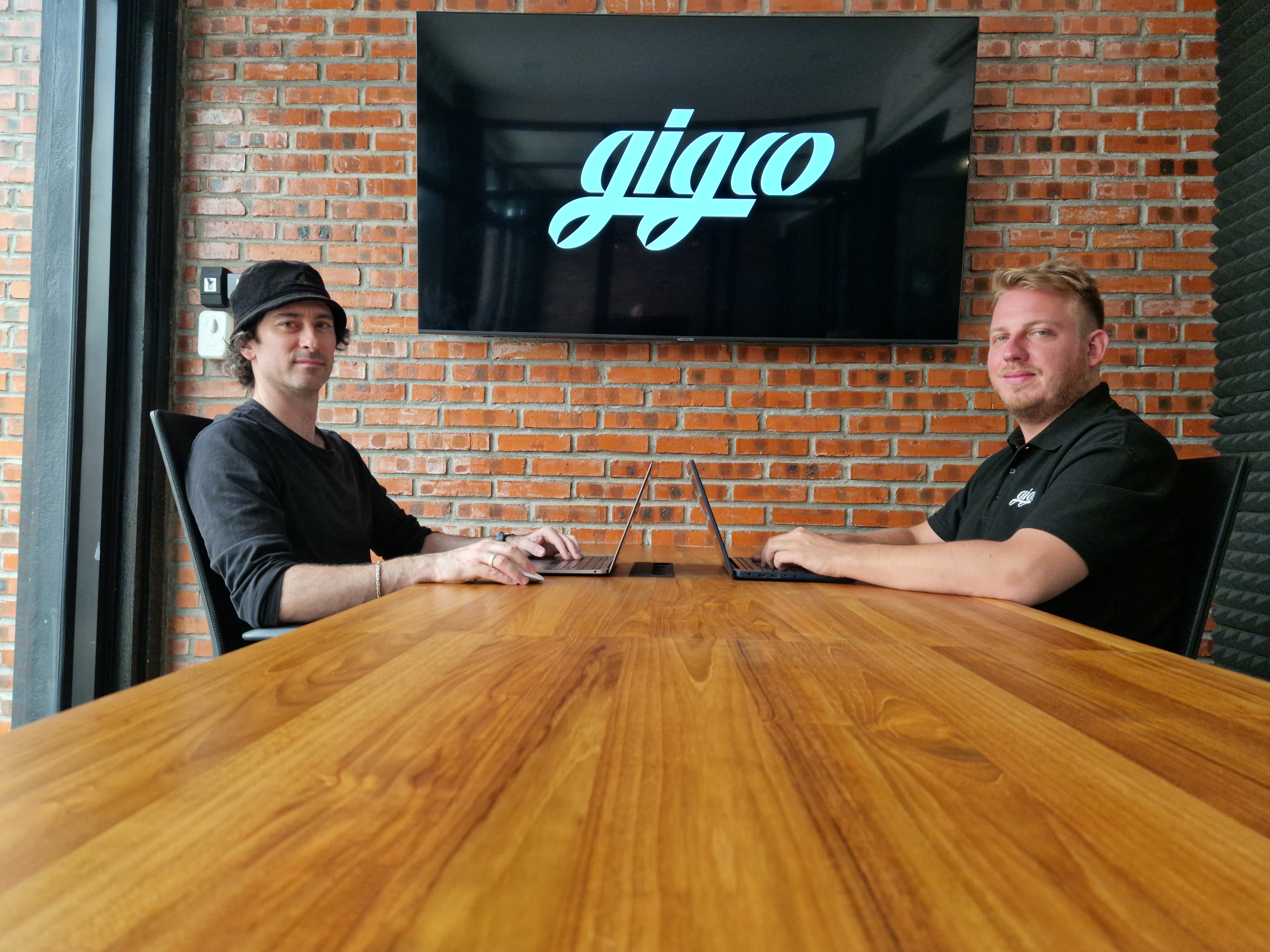 GIGCO app founders Kindlan and De Vrijer