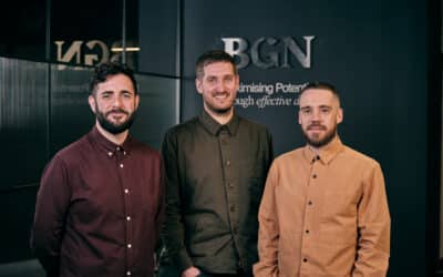 BGN's Antonio Giansante, Paul Bailey and David Newton