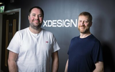 Euan Andrews, xDesign CEO with Rik Barker