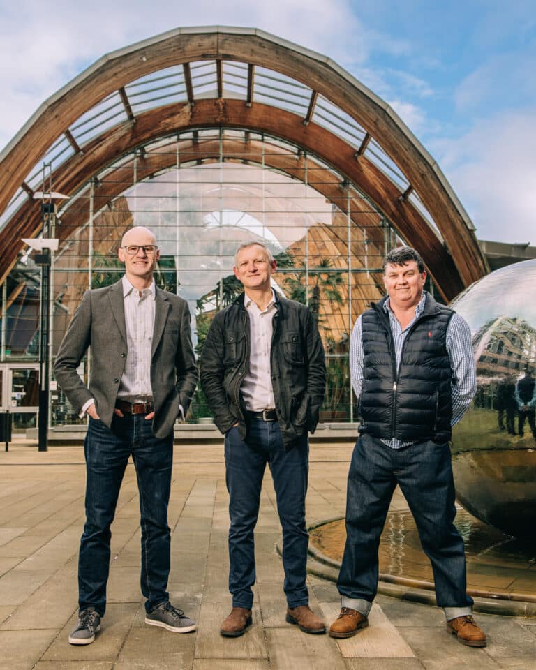 (l-r) Tribepad CCO Neil Armstrong, COO Tom Webb and CEO Dean Sadler