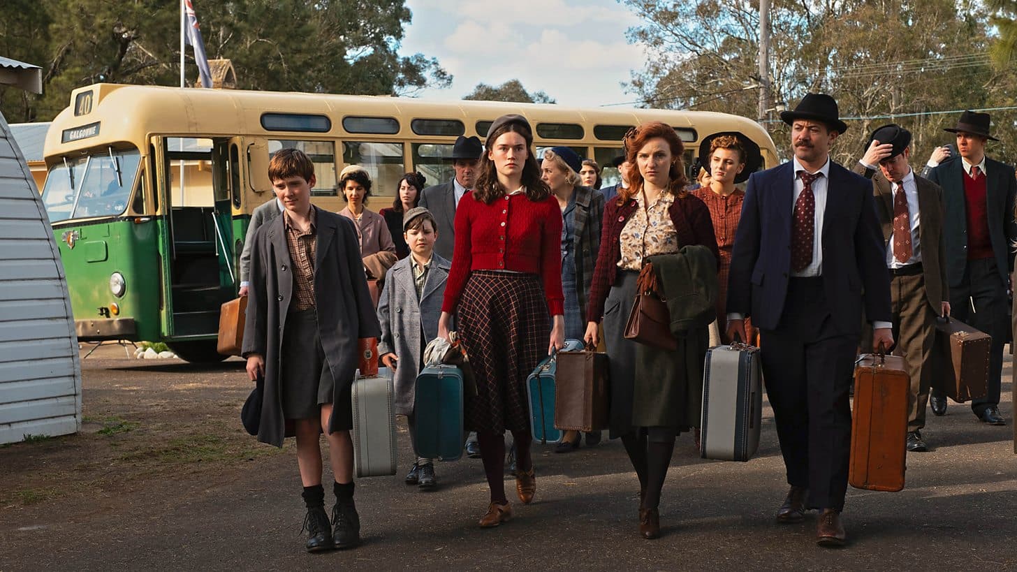 Finn Treacy as Peter, Hattie Hook as Pattie, Faye Marsay as Annie and Warren Brown as Terry