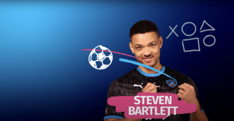 Steven Bartlett, courtesy Soccer Aid/YouTube