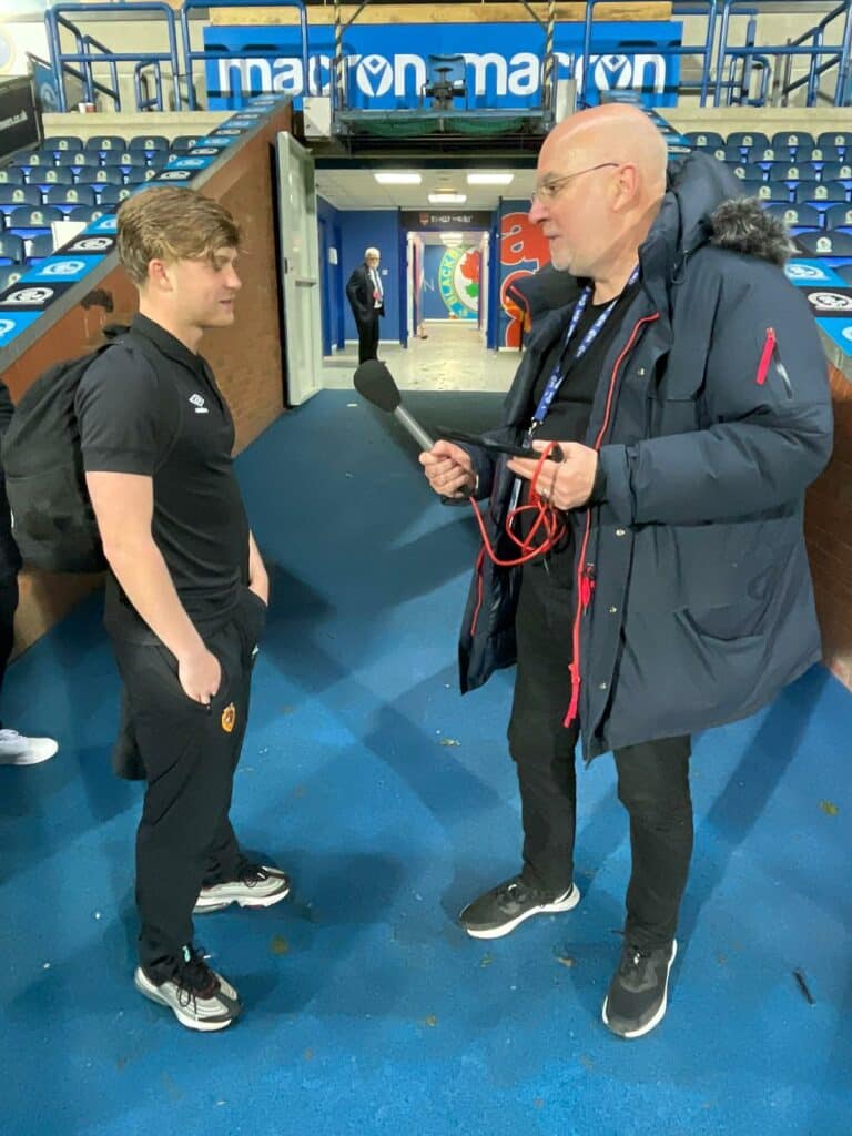 David Burns interviews Hull City's Harry Vaughan