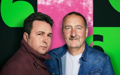 Gideon Coe and Marc Riley, courtesy BBC